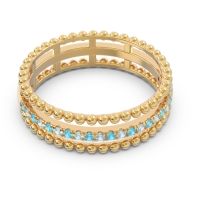 Half Eternity Triple Line Pave Zambari Band