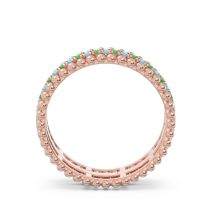 Half Eternity Triple Line Pave Zambari Band