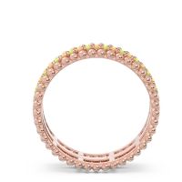 Half Eternity Triple Line Pave Zambari Band