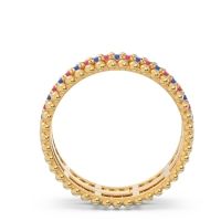 Half Eternity Triple Line Pave Zambari Band