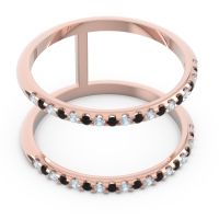 Half Eternity Doulbe Line Pave Yugma Band