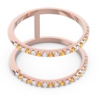 Half Eternity Doulbe Line Pave Yugma Band