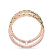 Half Eternity Doulbe Line Pave Yugma Band