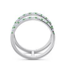 Half Eternity Doulbe Line Pave Yugma Band