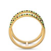 Half Eternity Doulbe Line Pave Yugma Band