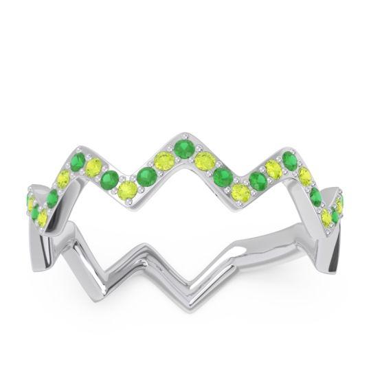 Half Eternity Modern Pave Bhaggi Band