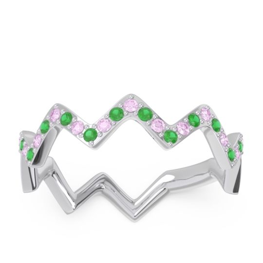 Half Eternity Modern Pave Bhaggi Band