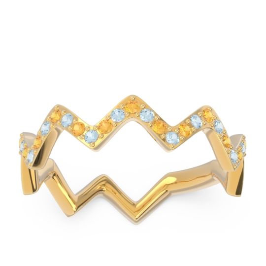 Half Eternity Modern Pave Bhaggi Band