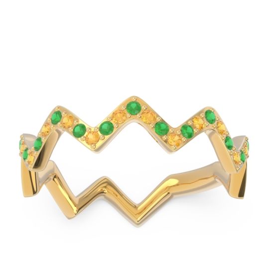 Half Eternity Modern Pave Bhaggi Band