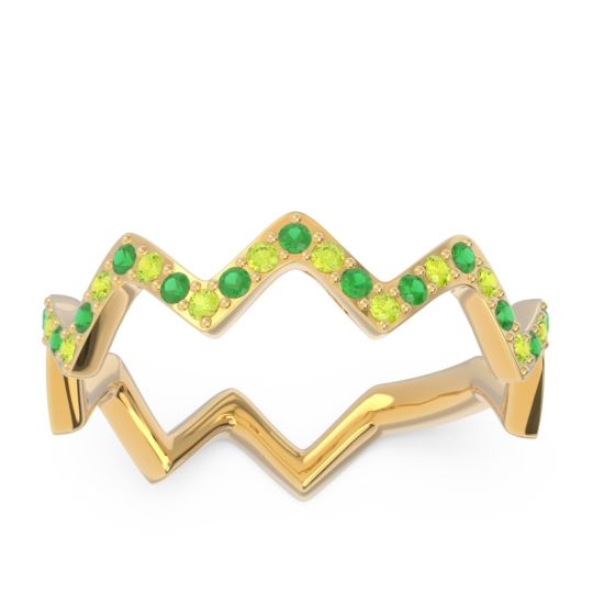 Half Eternity Modern Pave Bhaggi Band