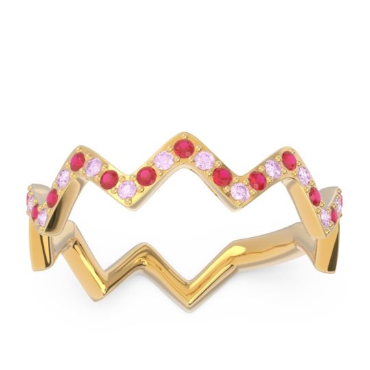 Half Eternity Modern Pave Bhaggi Band