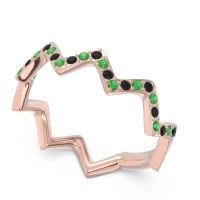 Half Eternity Modern Pave Bhaggi Band