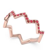 Half Eternity Modern Pave Bhaggi Band