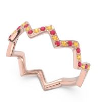 Half Eternity Modern Pave Bhaggi Band