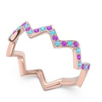 Half Eternity Modern Pave Bhaggi Band