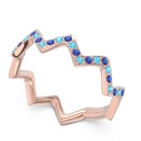 Half Eternity Modern Pave Bhaggi Band