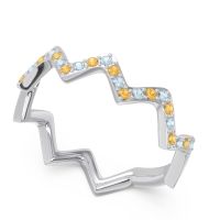 Half Eternity Modern Pave Bhaggi Band