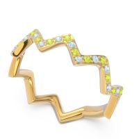 Half Eternity Modern Pave Bhaggi Band