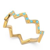 Half Eternity Modern Pave Bhaggi Band