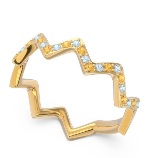 Half Eternity Modern Pave Bhaggi Band