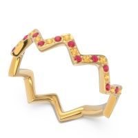 Half Eternity Modern Pave Bhaggi Band