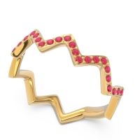 Half Eternity Modern Pave Bhaggi Band