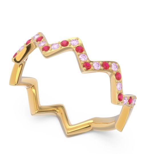 Half Eternity Modern Pave Bhaggi Band