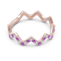 Half Eternity Modern Pave Bhaggi Band