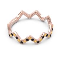 Half Eternity Modern Pave Bhaggi Band