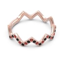 Half Eternity Modern Pave Bhaggi Band