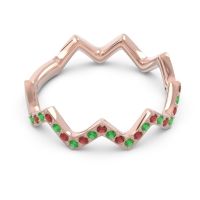 Half Eternity Modern Pave Bhaggi Band