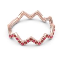 Half Eternity Modern Pave Bhaggi Band