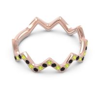 Half Eternity Modern Pave Bhaggi Band