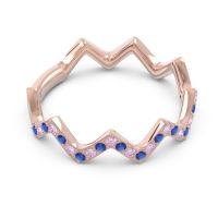 Half Eternity Modern Pave Bhaggi Band
