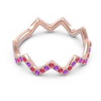Half Eternity Modern Pave Bhaggi Band