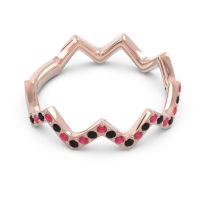 Half Eternity Modern Pave Bhaggi Band