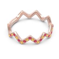 Half Eternity Modern Pave Bhaggi Band