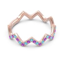 Half Eternity Modern Pave Bhaggi Band