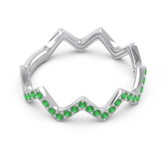 Half Eternity Modern Pave Bhaggi Band