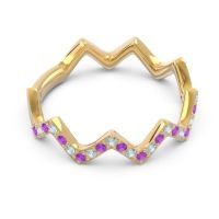 Half Eternity Modern Pave Bhaggi Band