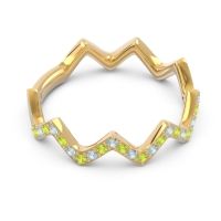 Half Eternity Modern Pave Bhaggi Band