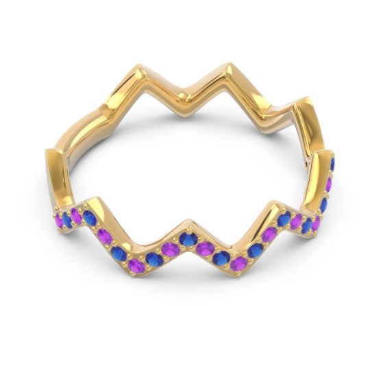Half Eternity Modern Pave Bhaggi Band