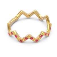 Half Eternity Modern Pave Bhaggi Band