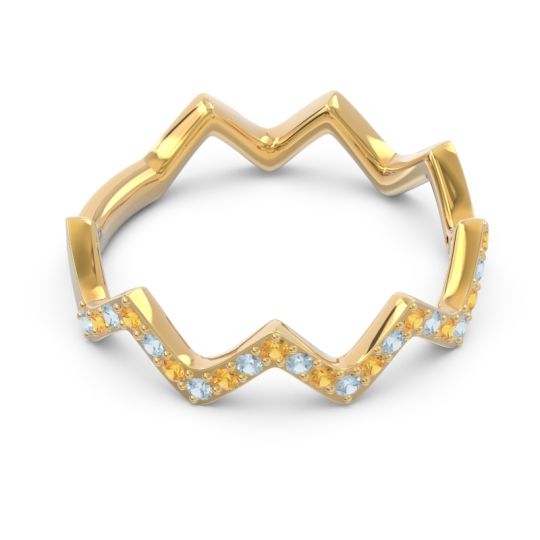 Half Eternity Modern Pave Bhaggi Band