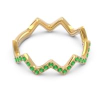 Half Eternity Modern Pave Bhaggi Band