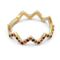 Half Eternity Modern Pave Bhaggi Band