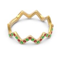 Half Eternity Modern Pave Bhaggi Band