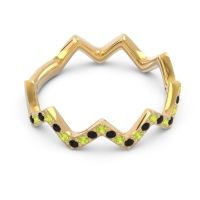 Half Eternity Modern Pave Bhaggi Band