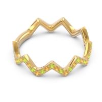 Half Eternity Modern Pave Bhaggi Band