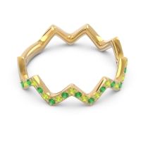 Half Eternity Modern Pave Bhaggi Band
